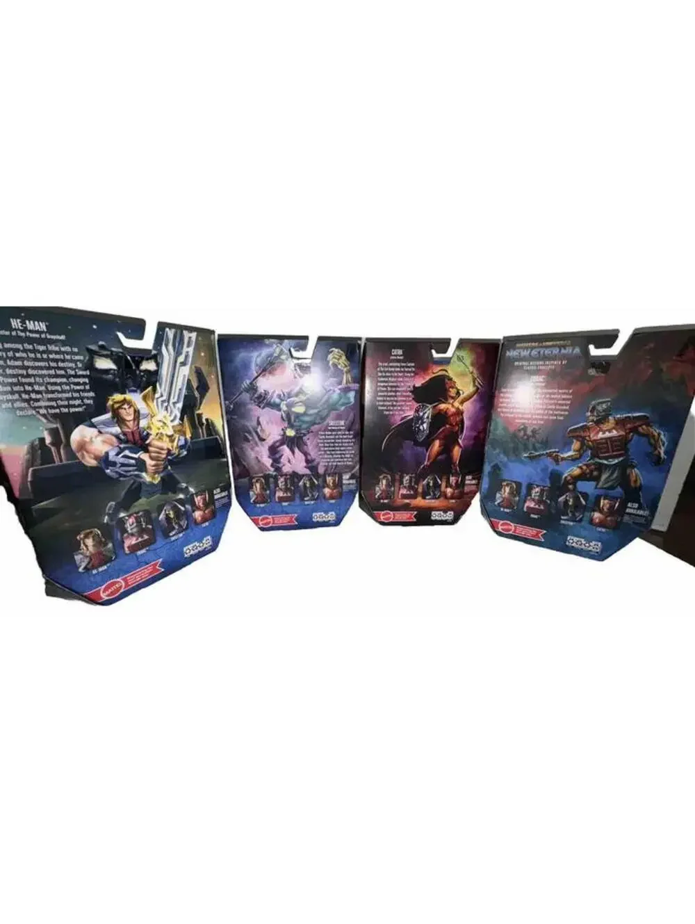 Mattel Masters of the Universe Masterverse Catra,Zodac,He-Man, Skeleton 40th